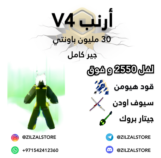 v4 حساب باونتي 30 مليون ارنب